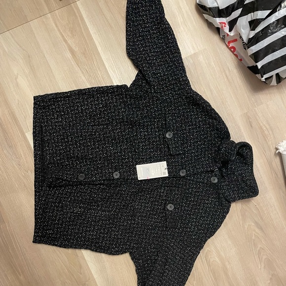BNWT ZARA Textured Weave Overshirt - Picture 4 of 5
